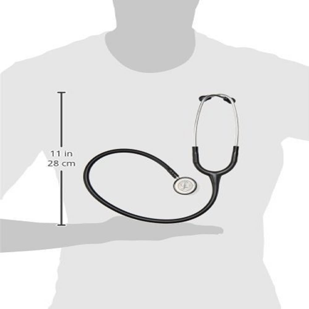 3M™ Littmann® Classic II Pediatric Stethoscope, Black, 28 in, 2113
