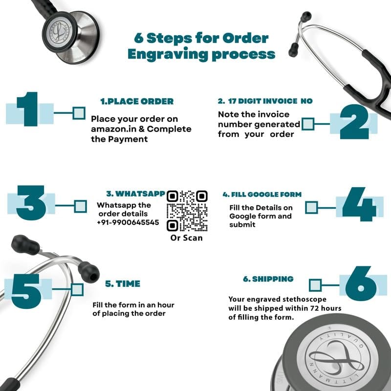 3M™ Littmann® Classic III™ Monitoring Stethoscope, Plum Tube, 27 in, 5831
