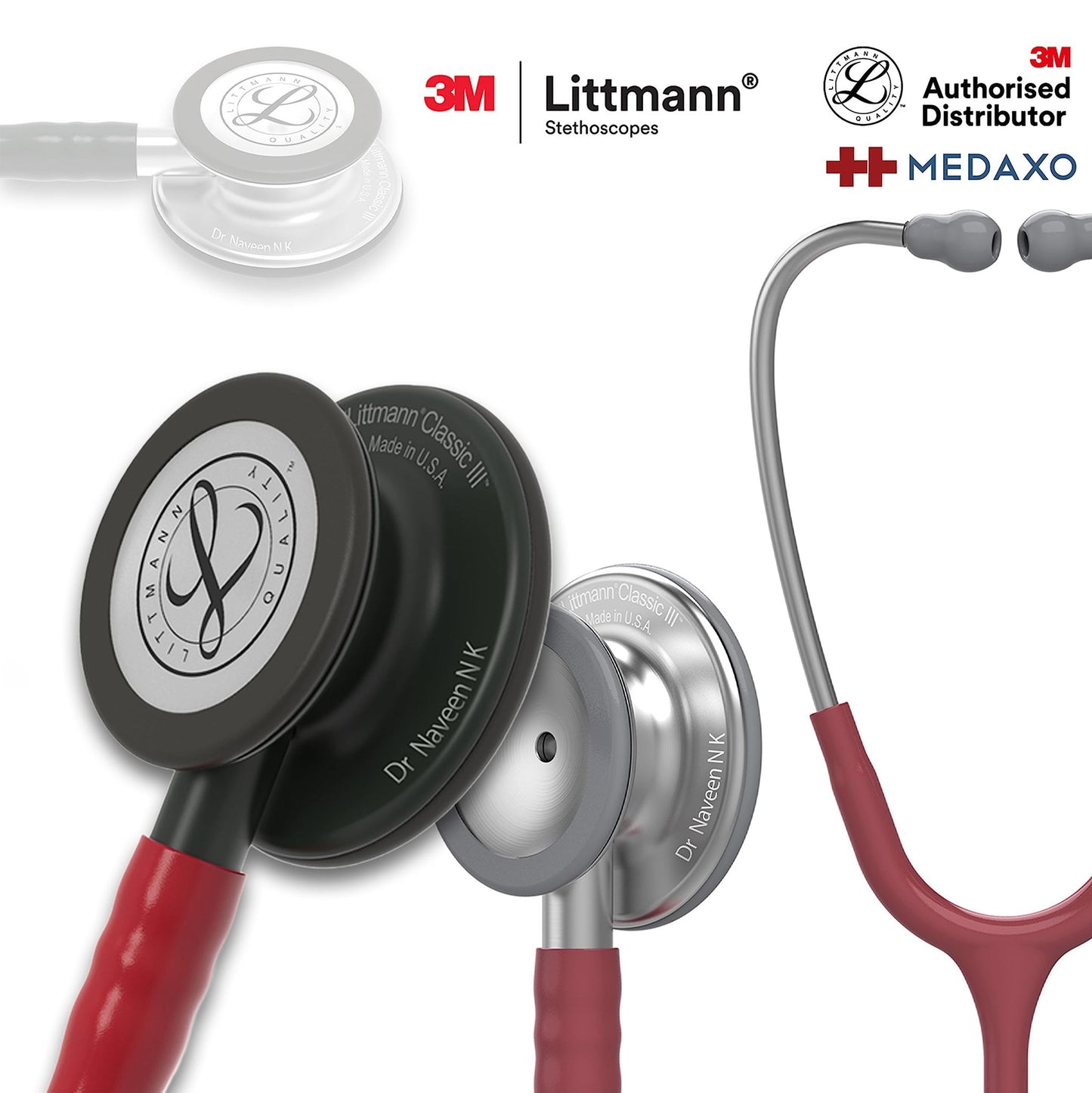 3M™ Littmann® Master Cardiology™ Stethoscope, Navy Blue Tube, 27 in, 2164